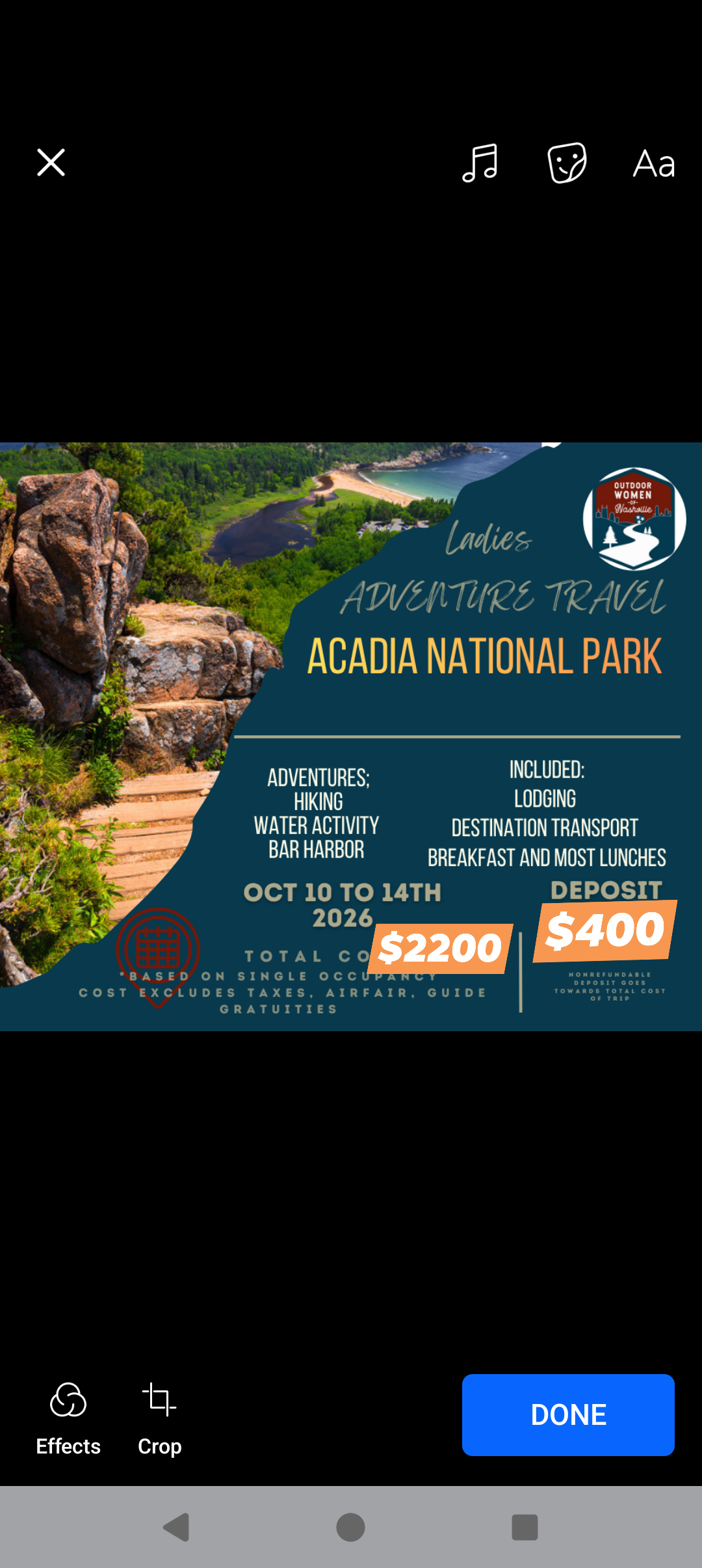 Acadia deposit